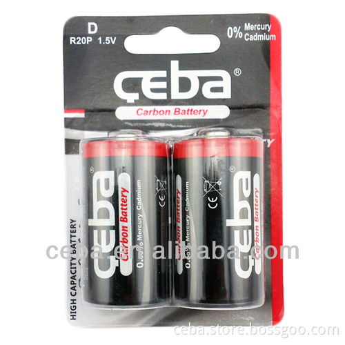China manufacturer/Shenzhen battery/Shrink wrap/r20 d size battery